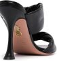 Aquazzura Twist 95mm leather sandals Black - Thumbnail 2