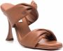 Aquazzura Twist 95mm mules Brown - Thumbnail 2