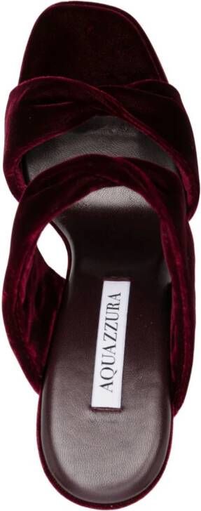 Aquazzura Twist 95mm sandals Red