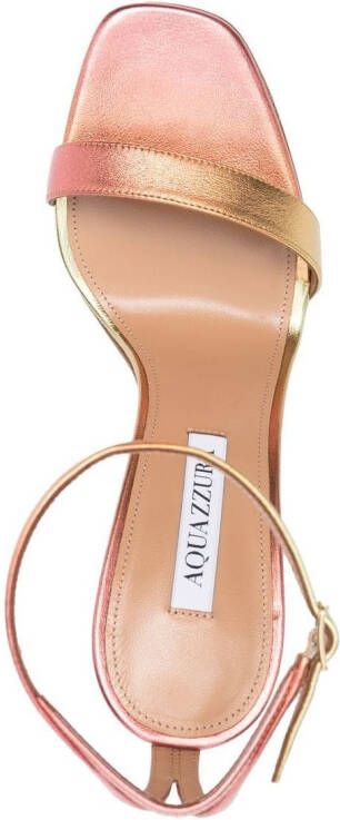 Aquazzura twist-heel open-toe sandals Pink