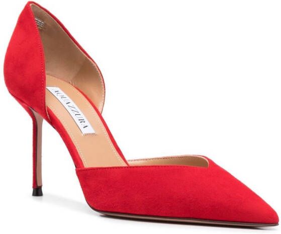 Aquazzura Uptown 85mm pumps Red