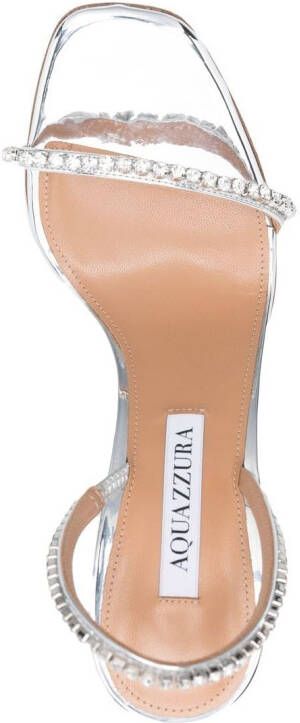 Aquazzura Yes Darling 95mm sandals Grey