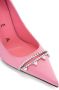 AREA crystal-embellished stiletto pumps Pink - Thumbnail 5