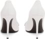 AREA crystal-embellished stiletto pumps White - Thumbnail 3