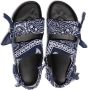 Arizona Love Apache bandana-print sandals Blue - Thumbnail 4