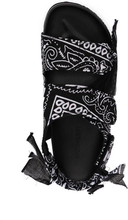 Arizona Love Apache bandana sandals Black