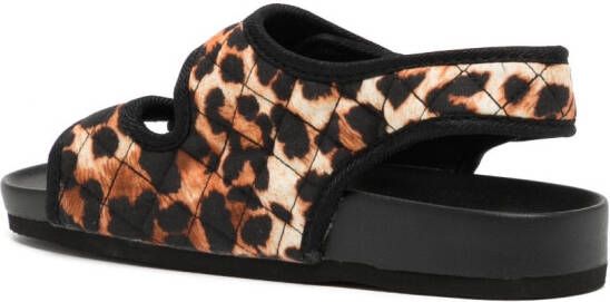 Arizona Love Apache leopard-print sandals Brown
