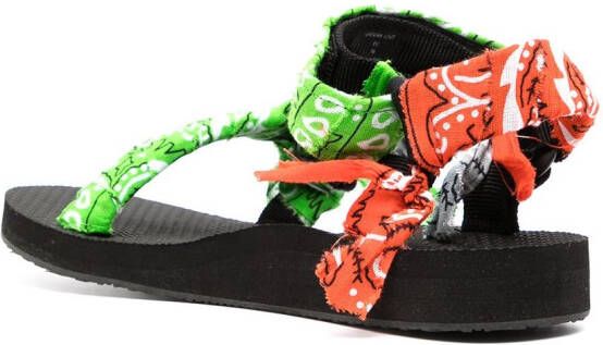 Arizona Love bandana-tie sandals Multicolour