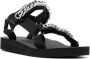 Arizona Love chain-detail touch-strap sandals Black - Thumbnail 2