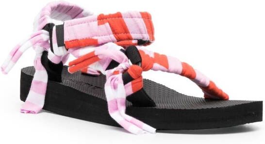 Arizona Love Kules striped sandals Pink