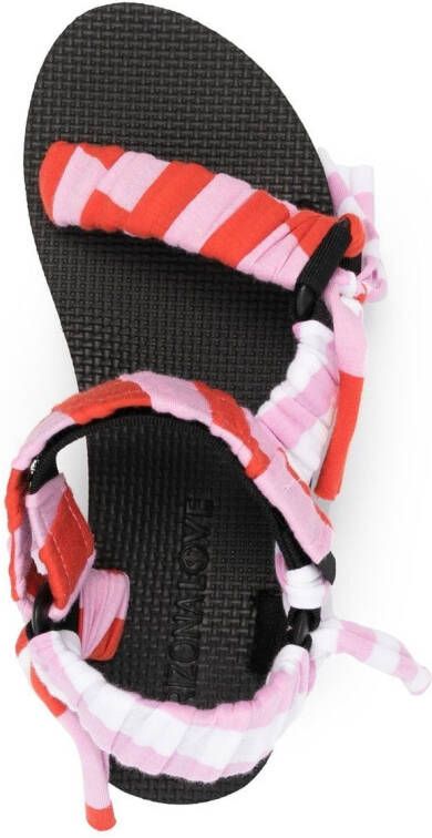 Arizona Love Kules striped sandals Pink