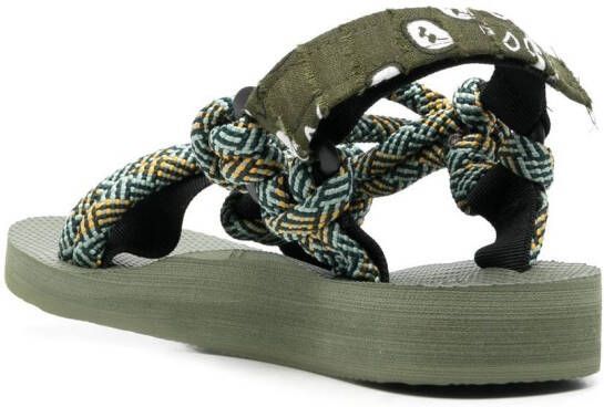 Arizona Love rope-detail open-toe sandals Green