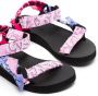 Arizona Love Trekky bandana-print flat sandals Pink - Thumbnail 4