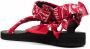 Arizona Love Trekky bandana-print flat sandals Red - Thumbnail 3
