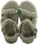 Arizona Love Trekky faux-fur sandals Green - Thumbnail 4