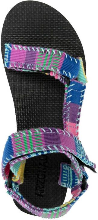 Arizona Love Trekky whipstitch-trim sandals Multicolour
