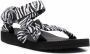 Arizona Love Trekky zebra-print gauze sandals Black - Thumbnail 2
