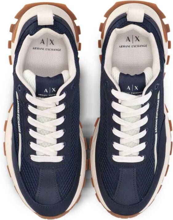 Armani Exchange AX chunky sneakers Blue