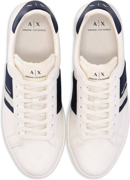 Armani Exchange AX lace-up sneakers White