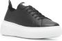 Armani Exchange chunky lace-up sneakers Black - Thumbnail 2