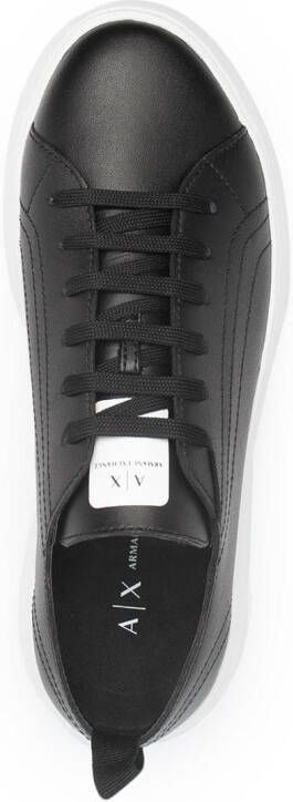 Armani Exchange chunky lace-up sneakers Black