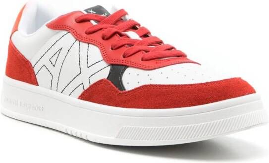 Armani Exchange embroidered-logo low-top sneakers