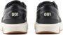 Armani Exchange logo-embossed panelled sneakers Black - Thumbnail 3