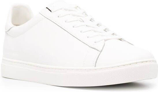 Armani Exchange logo low-top sneakers White