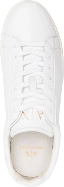 Armani Exchange logo low-top sneakers White