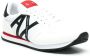 Armani Exchange logo-patch lace-up sneakers White - Thumbnail 2