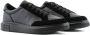 Armani Exchange logo-perforated lace-up sneakers Black - Thumbnail 2