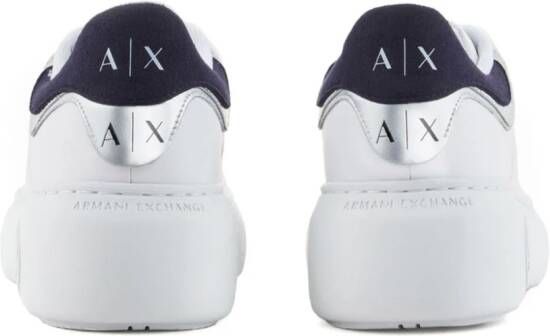 Armani Exchange logo-print chunky sneakers White