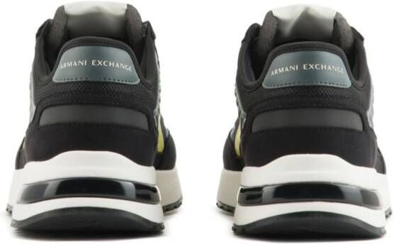 Armani Exchange logo-print low-top sneakers Black