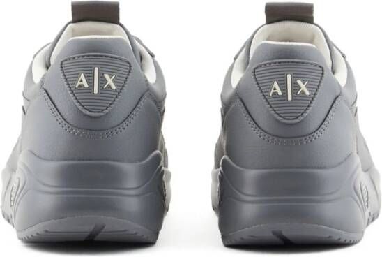 Armani Exchange logo-print low-top sneakers Grey