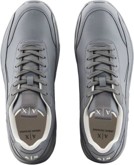Armani Exchange logo-print low-top sneakers Grey