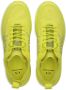 Armani Exchange logo-print panelled sneakers Yellow - Thumbnail 4
