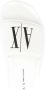 Armani Exchange logo-print slip-on slides White - Thumbnail 4