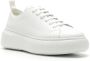 Armani Exchange platform low-top sneakers White - Thumbnail 2