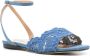 Arteana floral-lace strap sandals Blue - Thumbnail 2