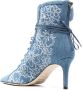 Arteana Torino 75mm denim boots Blue - Thumbnail 3