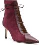 Arteana Venezia 75mm suede boots Purple - Thumbnail 2