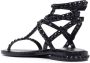 Ash 20mm open-toe studded leather sandals Black - Thumbnail 3