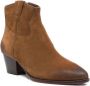 Ash 50mm heeled suede boots Brown - Thumbnail 2