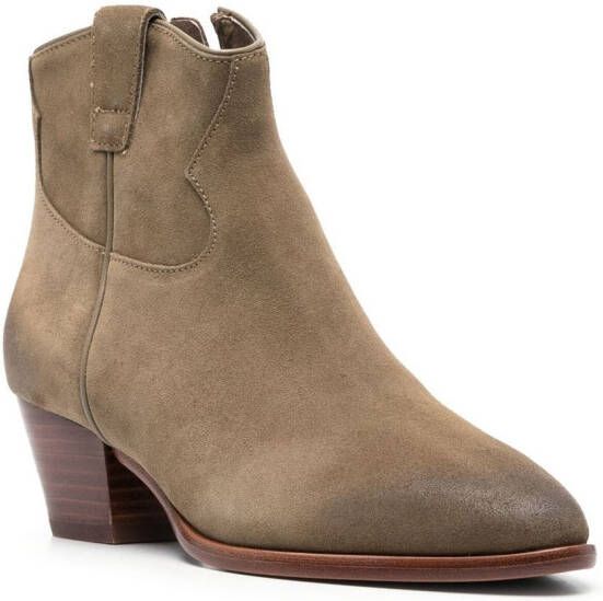 Ash 55mm suede ankle boots Brown