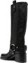 Ash 60mm buckle-detail leather boots Black - Thumbnail 3