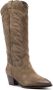 Ash 60mm embroidered suede boots Neutrals - Thumbnail 2