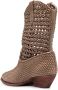 Ash 60mm woven-style boots Brown - Thumbnail 3