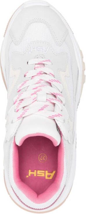 Ash Addict panelled chunky sneakers White