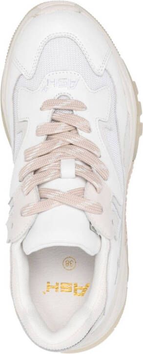 Ash Addict panelled low-top sneakers White