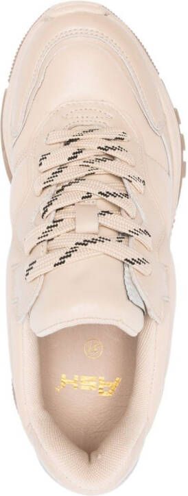 Ash Air panelled leather sneakers Neutrals